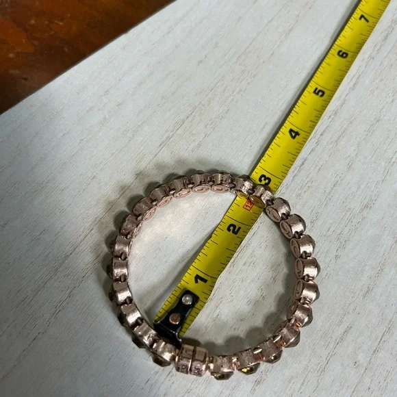 Plunder Bracelet with Yellow Topaz Colored Crystals - Picture 3 of 6